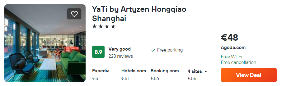 YaTi by Artyzen Hongqiao Shanghai
