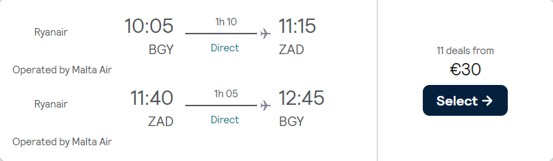 cheap flights to Croatia