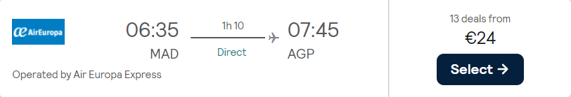 cheap flights to Spain