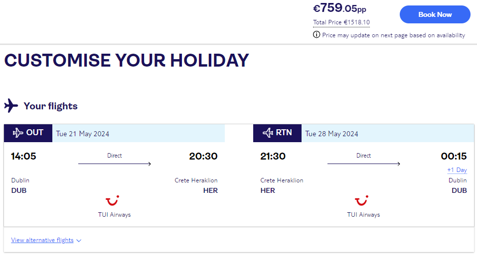 cheap holiday in crete