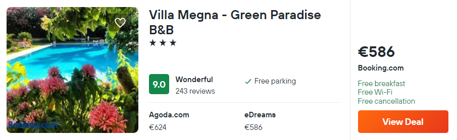 Villa Megna - Green Paradise B&B