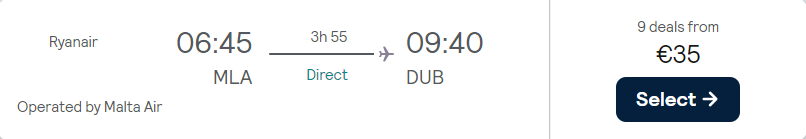 cheap flights to Ireland