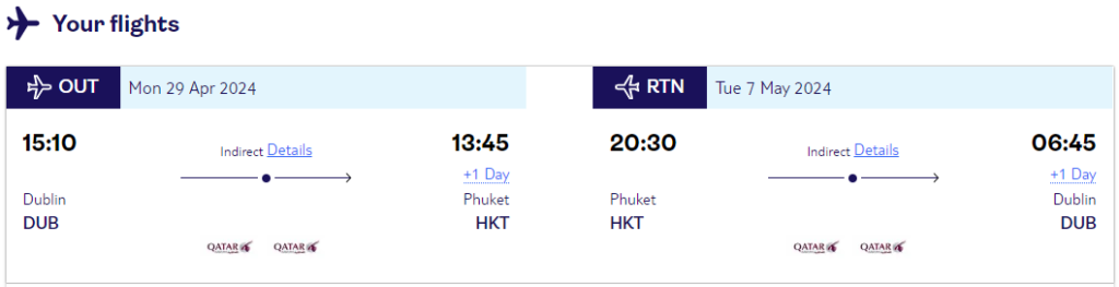 holidays in Thailand