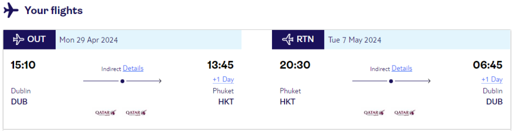 holidays in Thailand
