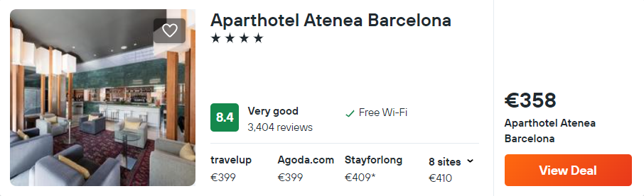 Aparthotel Atenea Barcelona