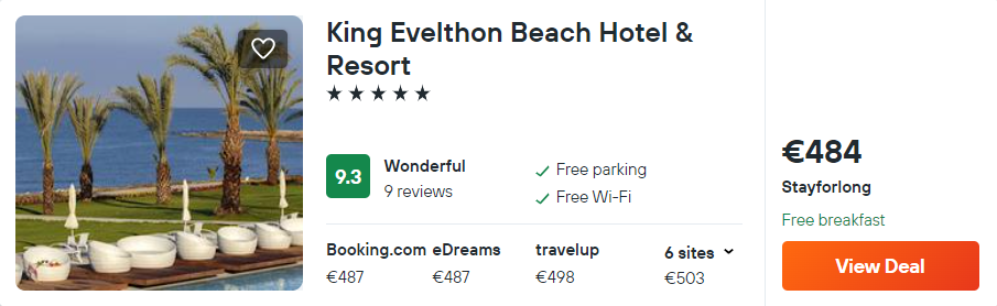King Evelthon Beach Hotel & Resort