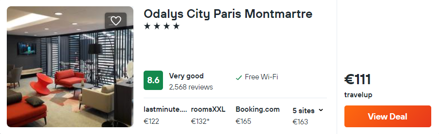 Odalys City Paris Montmartre