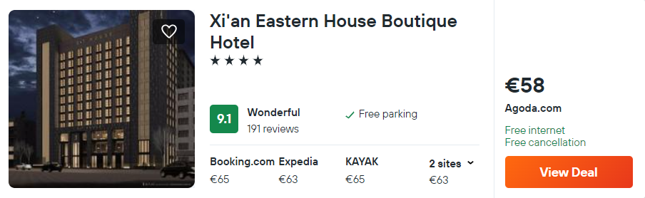 Xi'an Eastern House Boutique Hotel