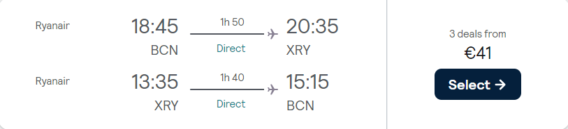 cheap flights to Spain