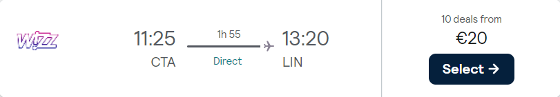 cheap flights to Italy