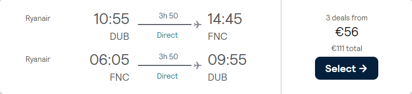 cheap flights to Portugal