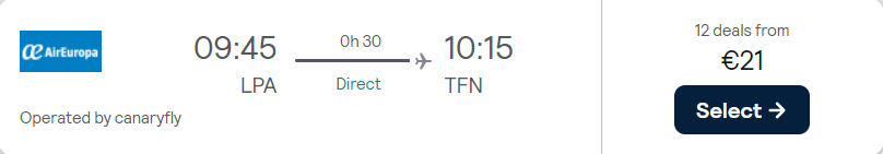 cheap flights to Spain