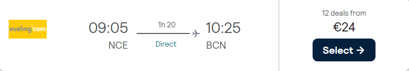 cheap flights to Spain