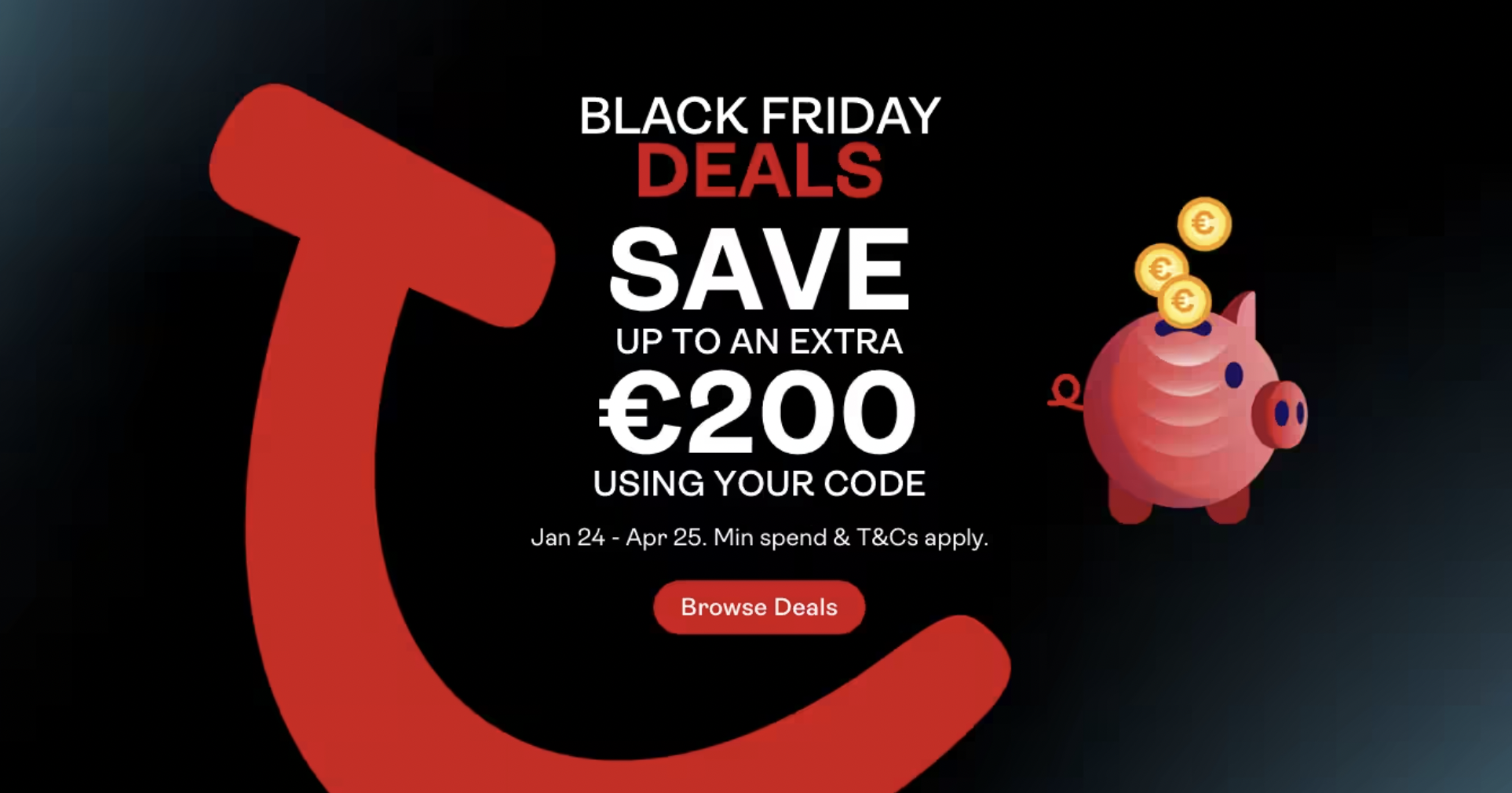 TUI Black Friday Deals! Save up to an extra €200 Ireland Travel Deals