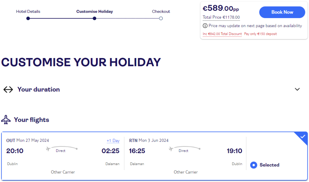 holidays in Turkey