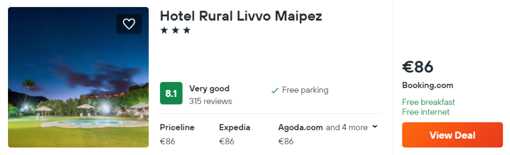 Hotel Rural Livvo Maipez