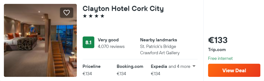 Clayton Hotel Cork City