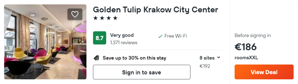 Golden Tulip Krakow City Center