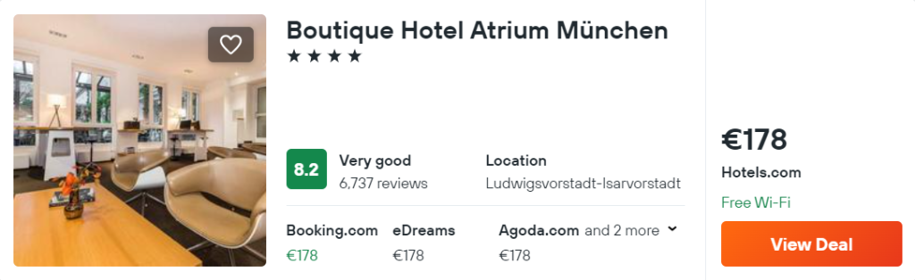 Boutique Hotel Atrium München