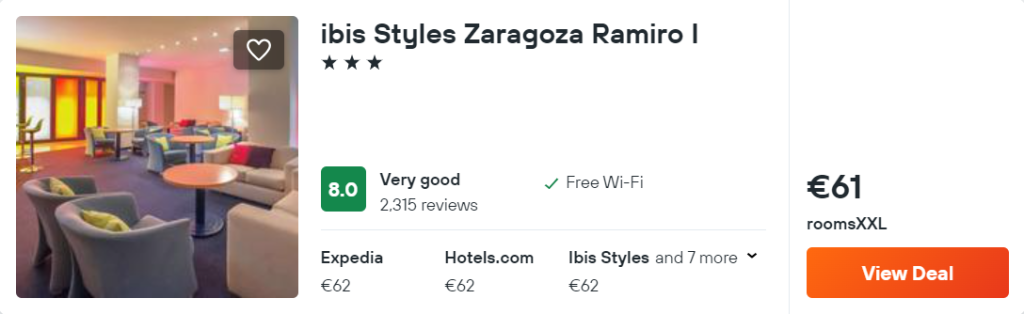ibis Styles Zaragoza Ramiro I