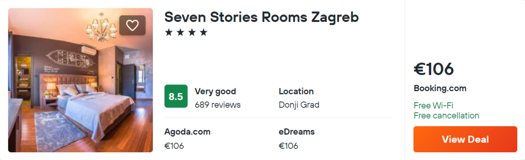 Seven Stories Rooms Zagreb