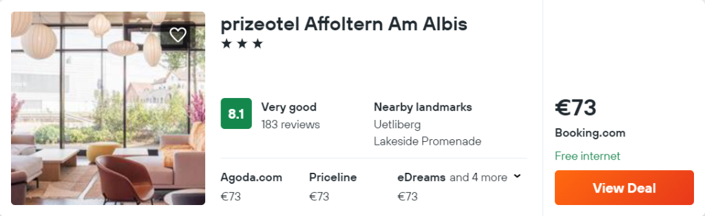 prizeotel Affoltern Am Albis