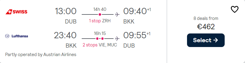 cheap flights to Thailand