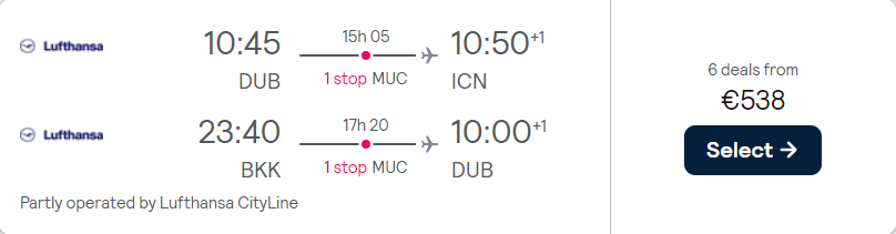 cheap flights to Korea