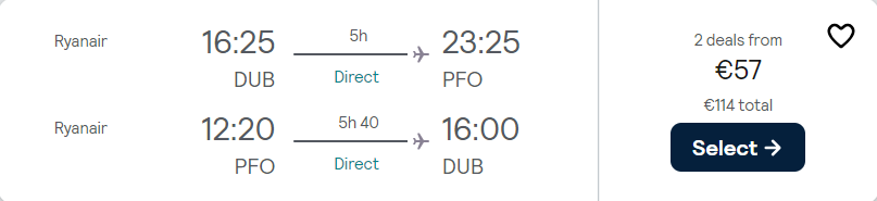 cheap flights to Cyprus