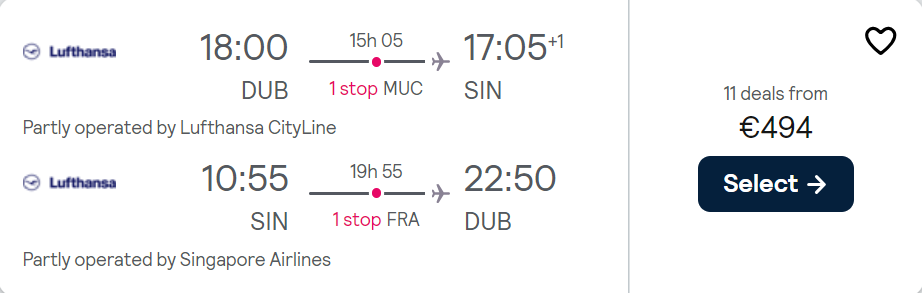 cheap flights to Singapore