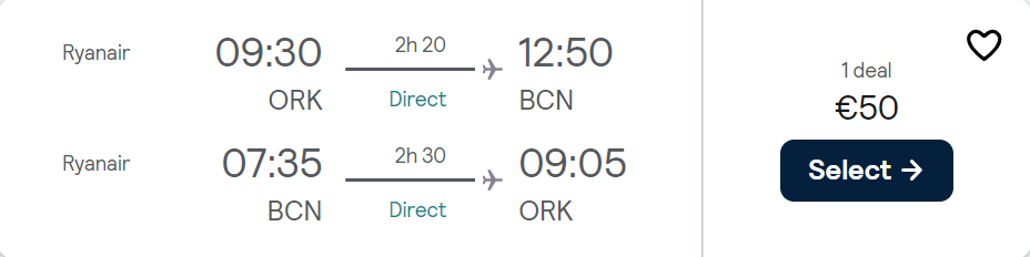 cheap flights to Spain