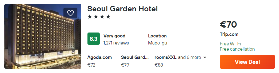 Seoul Garden Hotel