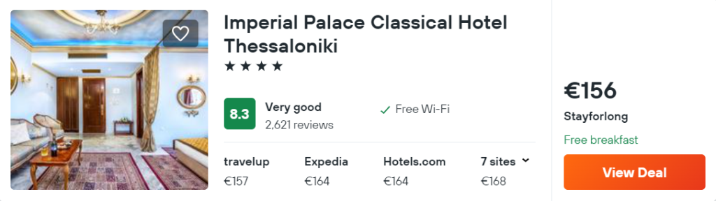 Imperial Palace Classical Hotel Thessaloniki