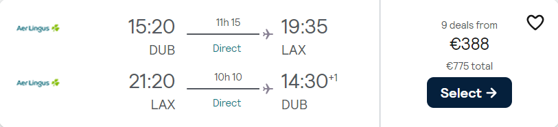 cheap flights to US