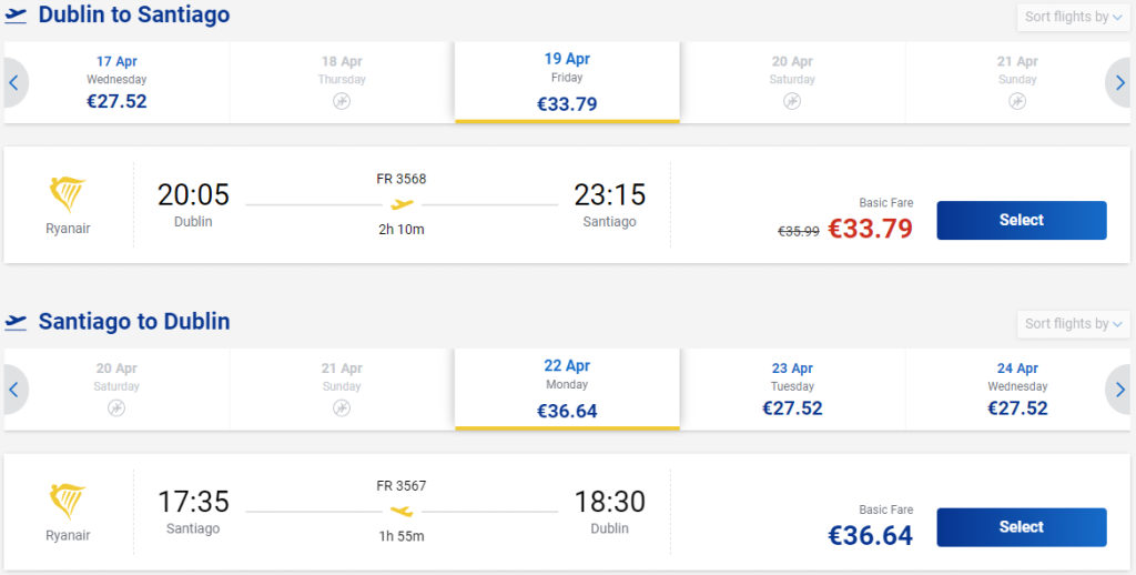 cheap flights to Spain