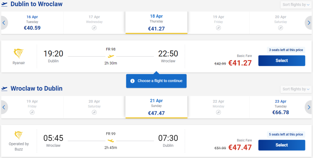 cheap flights to Poland