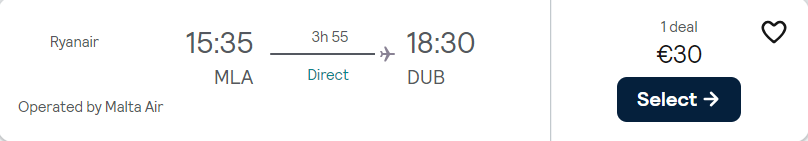 cheap flights to Ireland