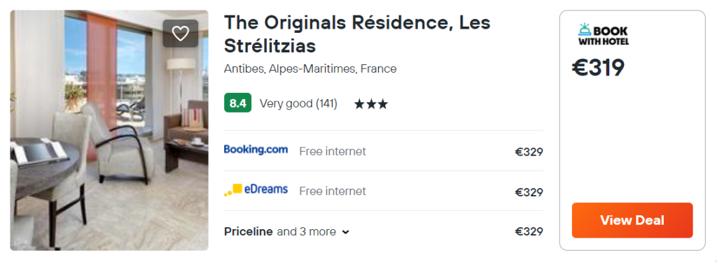The Originals Résidence, Les Strélitzias
