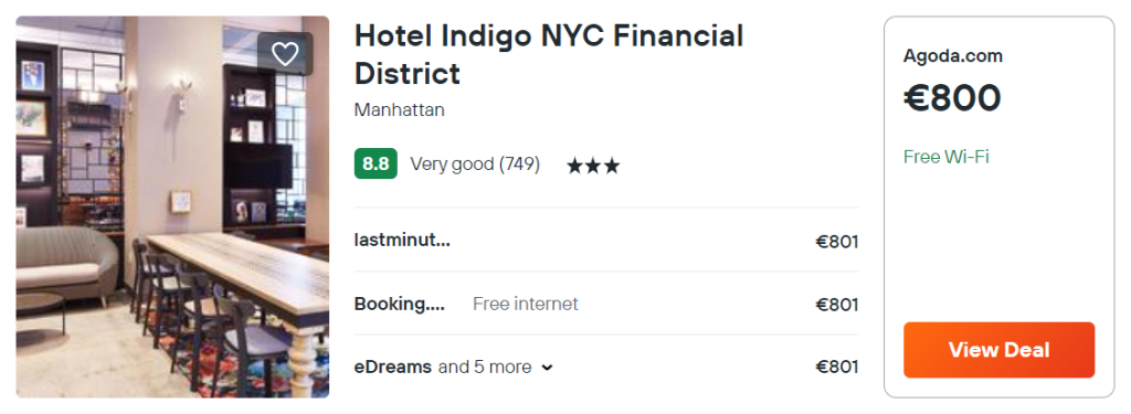 Hotel Indigo NYC Financial District