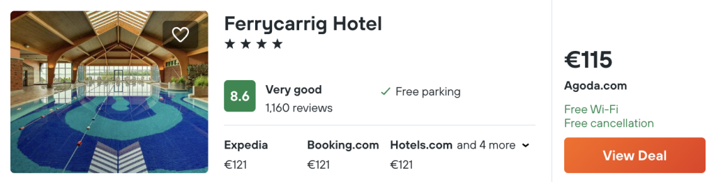 cheap hotel in Ireland