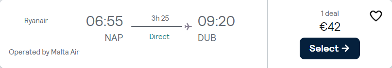 cheap flights to Ireland