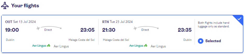 holidays in Spain