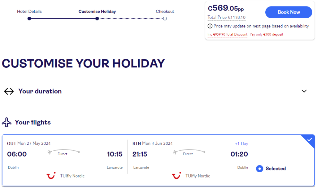 holidays in Spain