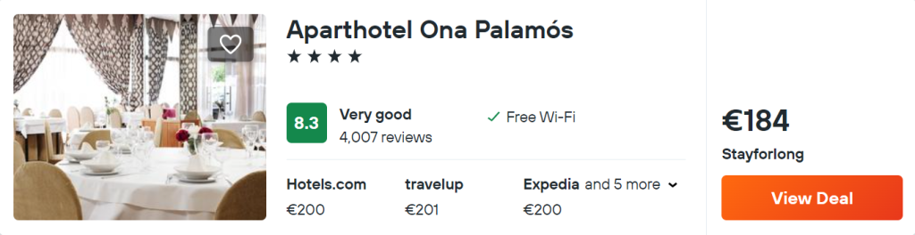 Aparthotel Ona Palamós