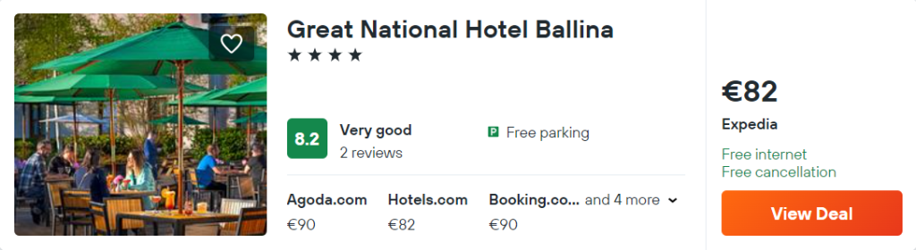 Great National Hotel Ballina