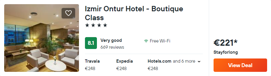 Izmir Ontur Hotel - Boutique Class