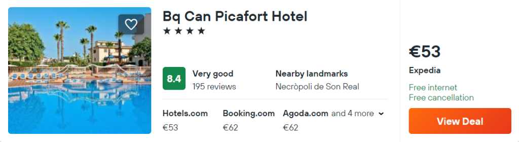 Bq Can Picafort Hotel