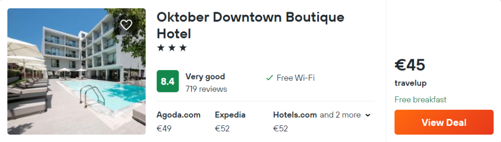 Oktober Downtown Boutique Hotel