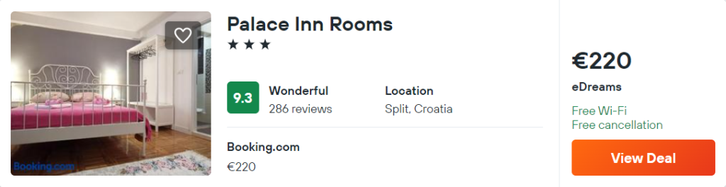 Palace Inn Rooms