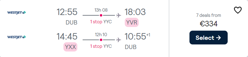 cheap flights to Canada